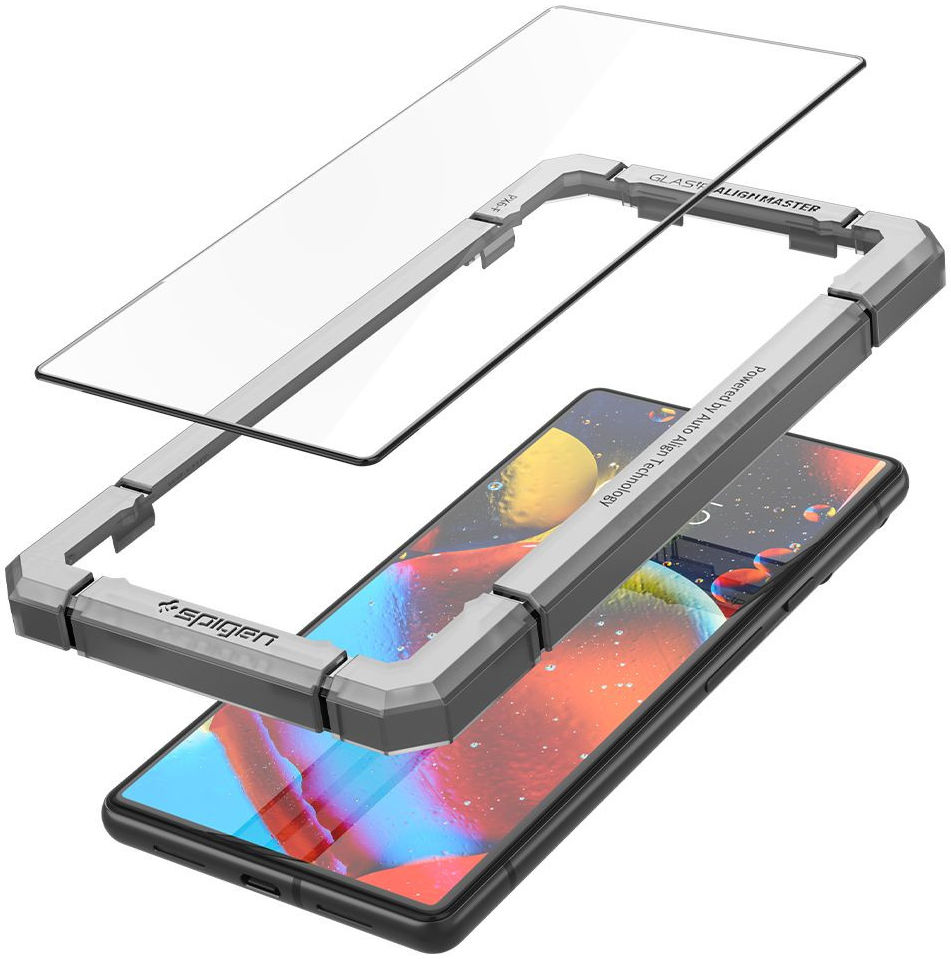 Spigen AlignMaster Google Pixel 6 Screen Protector Tempered Glass afbeelding 9