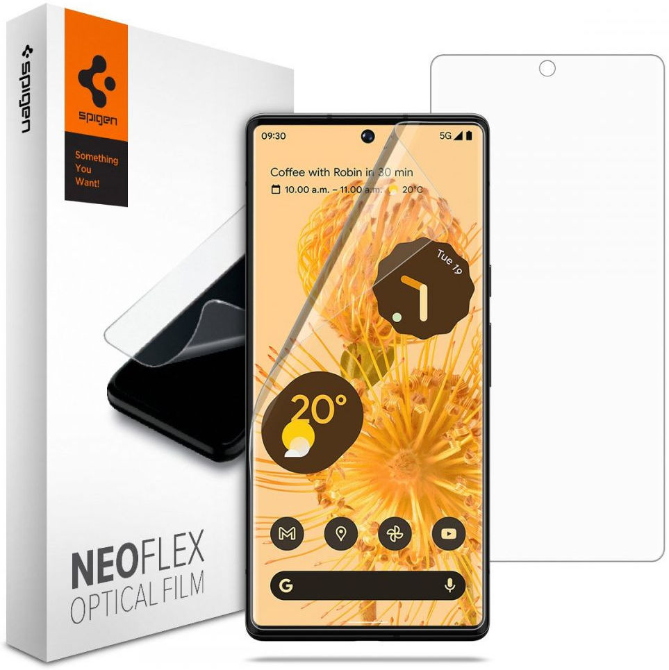 Spigen Neo Flex Google Pixel 6 Pro Screen Protector (2-Pack) afbeelding 1