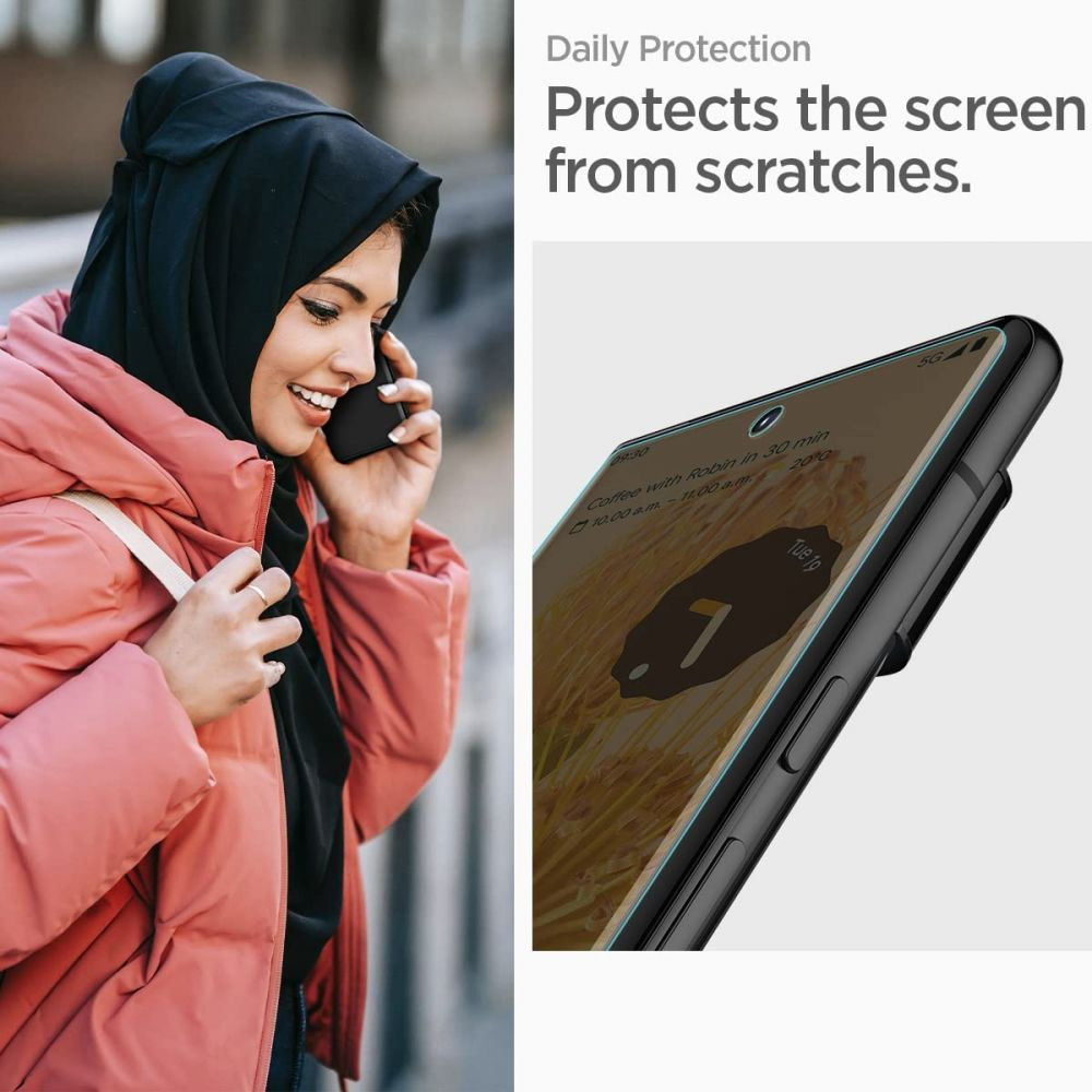 Spigen Neo Flex Google Pixel 6 Pro Screen Protector (2-Pack) afbeelding 5