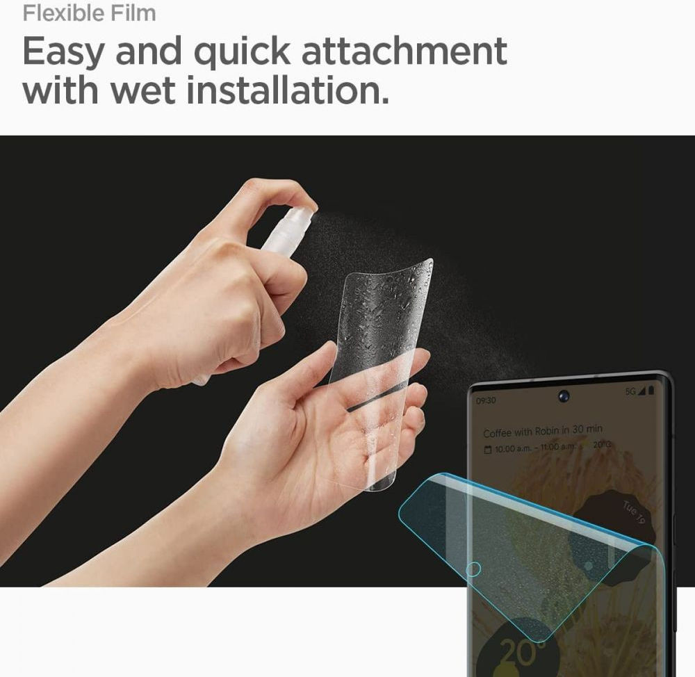 Spigen Neo Flex Google Pixel 6 Pro Screen Protector (2-Pack) afbeelding 6