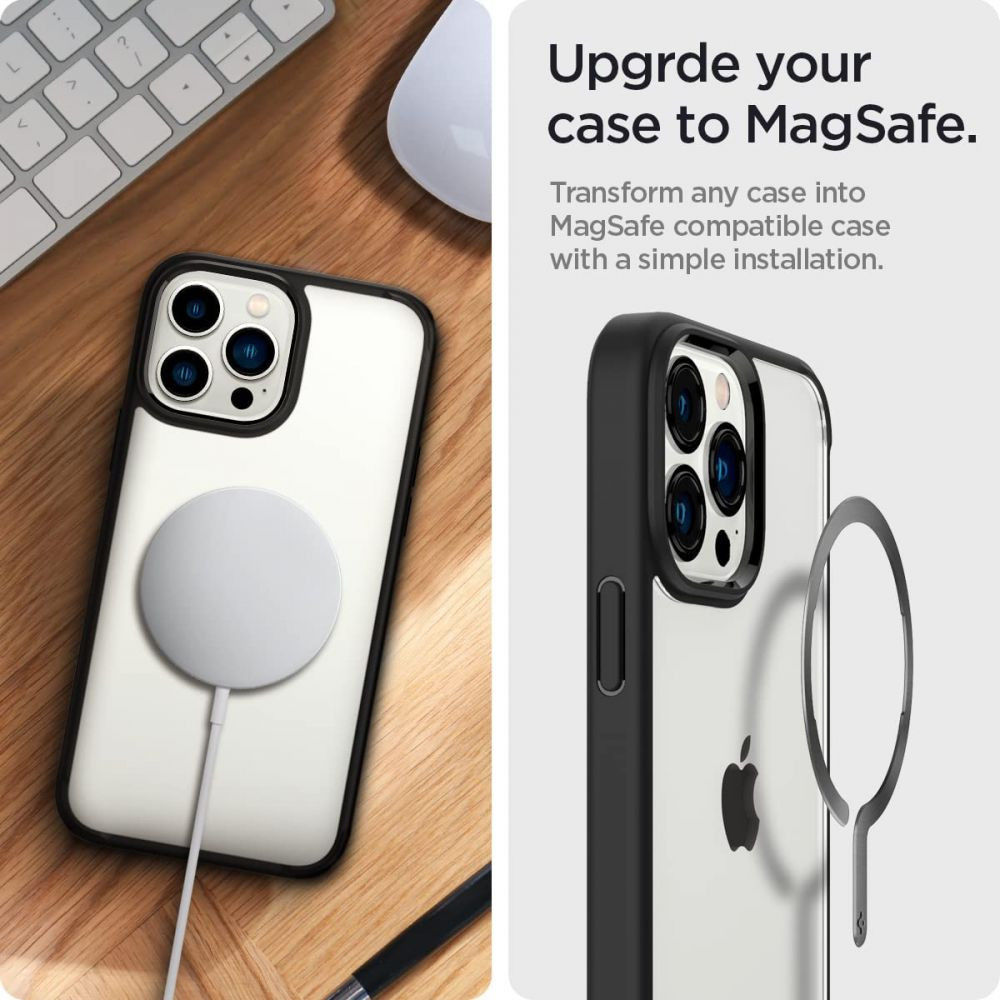 Spigen OneTap MagSafe Magneet Versterker Sticker Zilver afbeelding 7