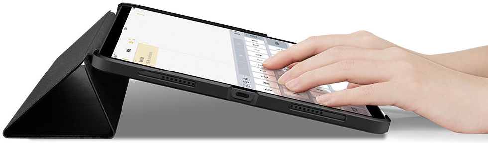 Spigen Smart Fold Apple iPad Pro 11 / Air 10.9 Hoes Book Case Zwart afbeelding 13