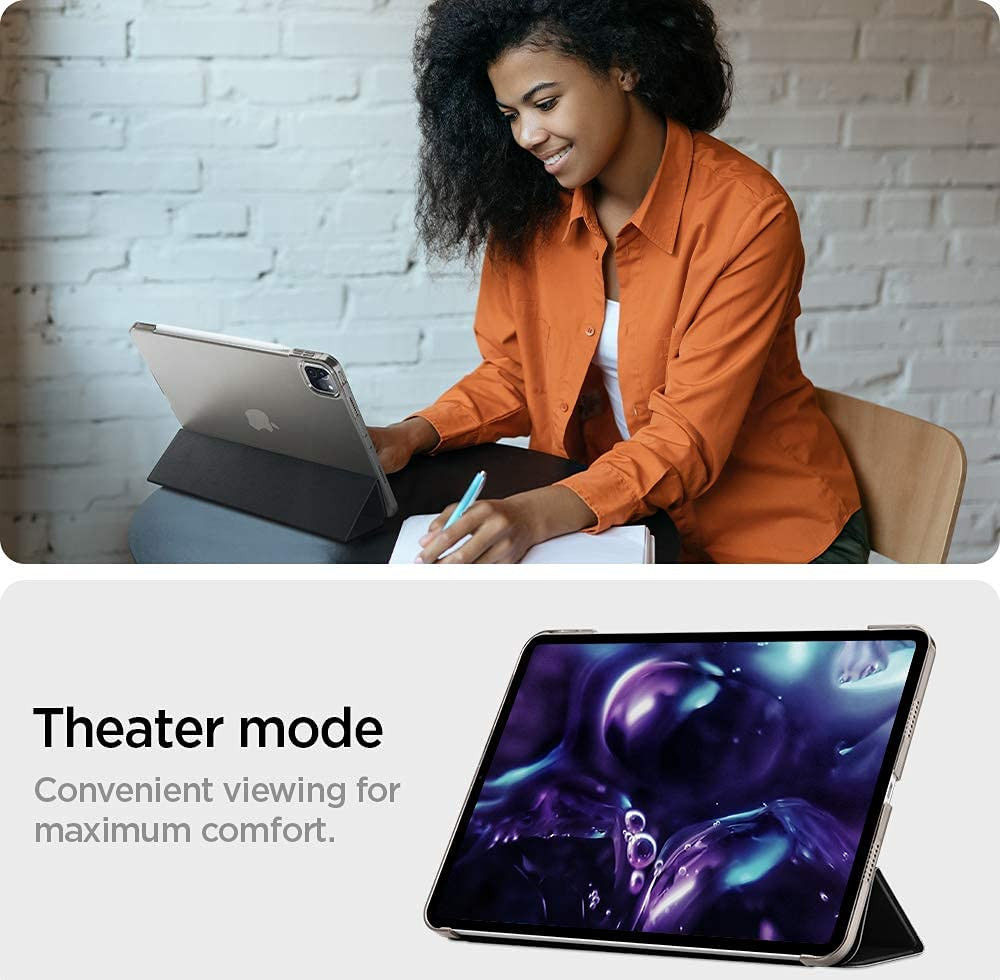 Spigen Smart Fold Apple iPad Pro 11 / Air 10.9 Hoes Book Case Zwart afbeelding 6