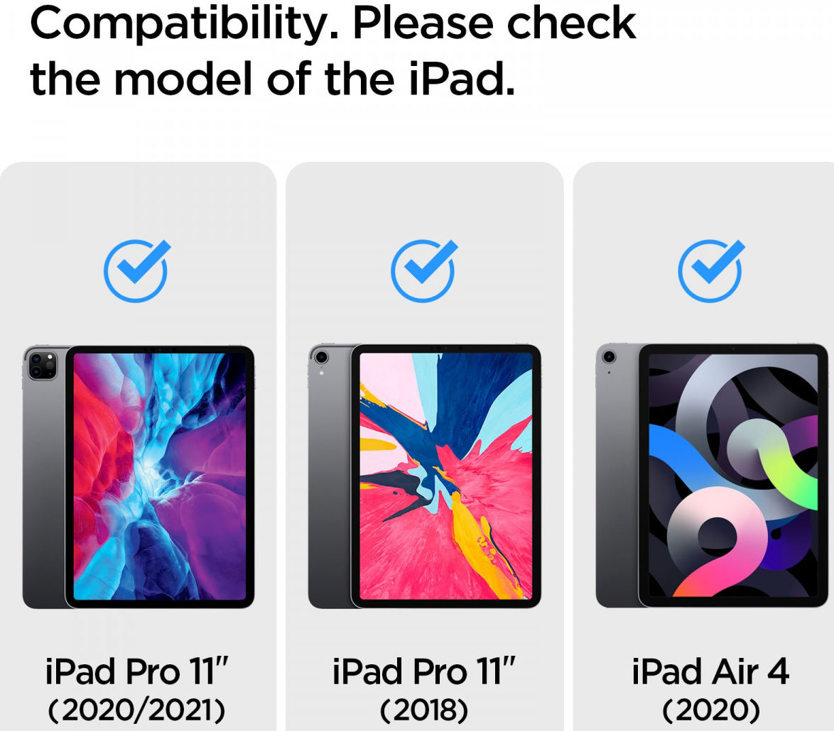 Spigen Smart Fold Apple iPad Pro 11 / Air 10.9 Hoes Book Case Zwart afbeelding 11