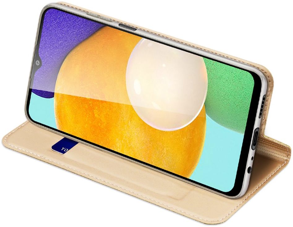 Dux Ducis Skin Pro Samsung Galaxy A13 4G Hoesje Wallet Book Case Goud afbeelding 8
