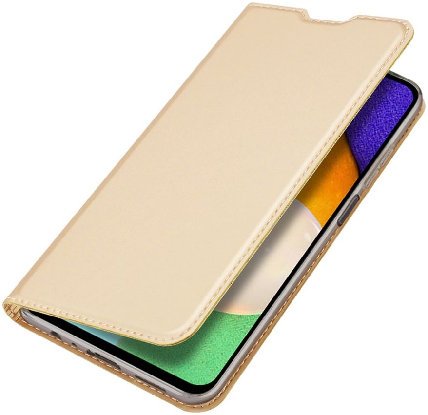 Dux Ducis Skin Pro Samsung Galaxy A13 4G Hoesje Wallet Book Case Goud afbeelding 1