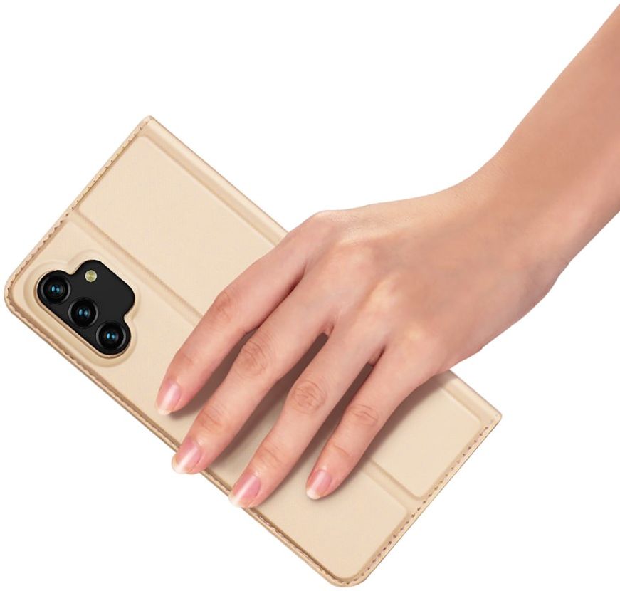 Dux Ducis Skin Pro Samsung Galaxy A13 4G Hoesje Wallet Book Case Goud afbeelding 4