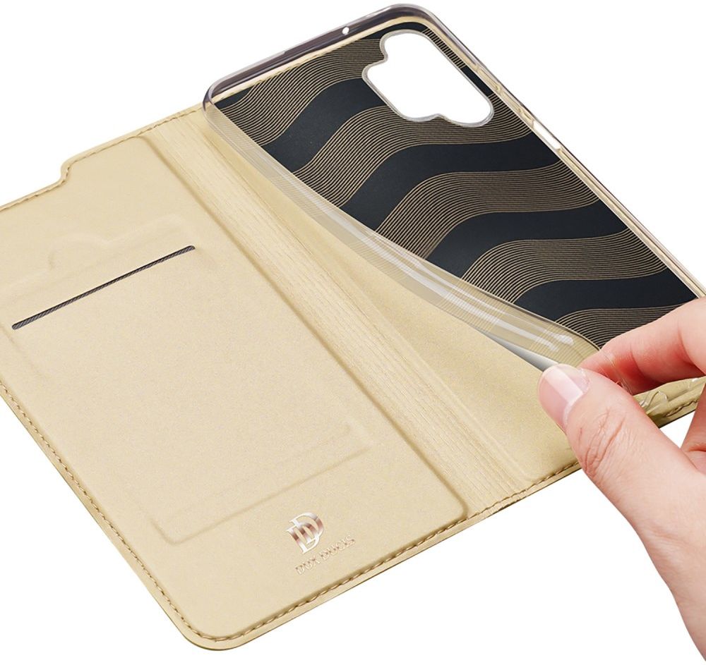 Dux Ducis Skin Pro Samsung Galaxy A13 4G Hoesje Wallet Book Case Goud afbeelding 5