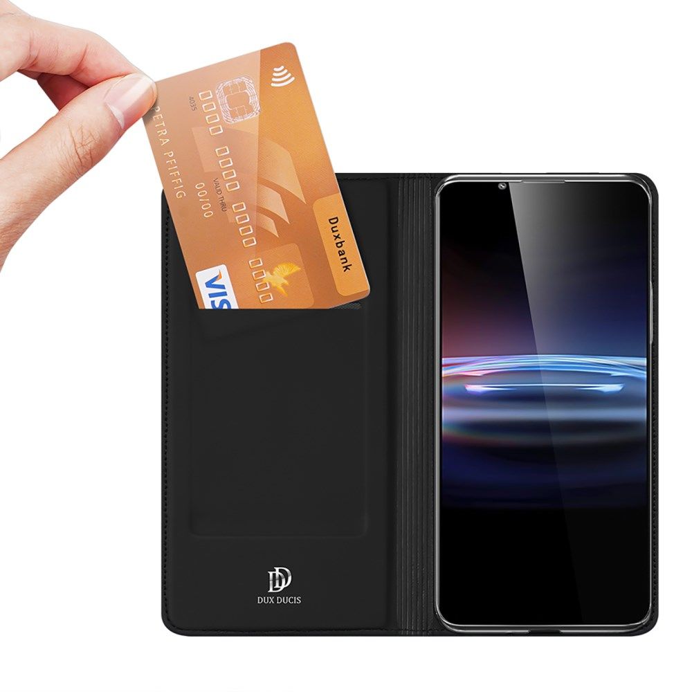 Dux Ducis Skin Pro Sony Xperia Pro-I Hoesje Wallet Book Case Zwart afbeelding 2
