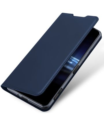 Dux Ducis Skin Pro Sony Xperia Pro-I Hoesje Wallet Book Case Blauw Hoesjes