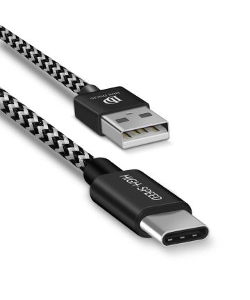 Dux Ducis Fast Charging 2.1A USB-C Oplaad Kabel 0.25 Meter Kabels