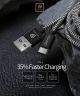 Dux Ducis Fast Charging 2.1A USB-C Oplaad Kabel 0.25 Meter