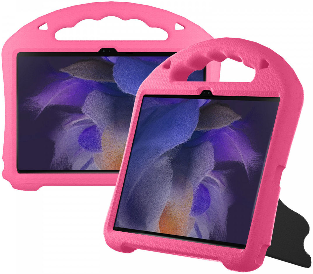 Samsung Galaxy Tab A8 Happy Tree Kinder Tablethoes Roze afbeelding 1