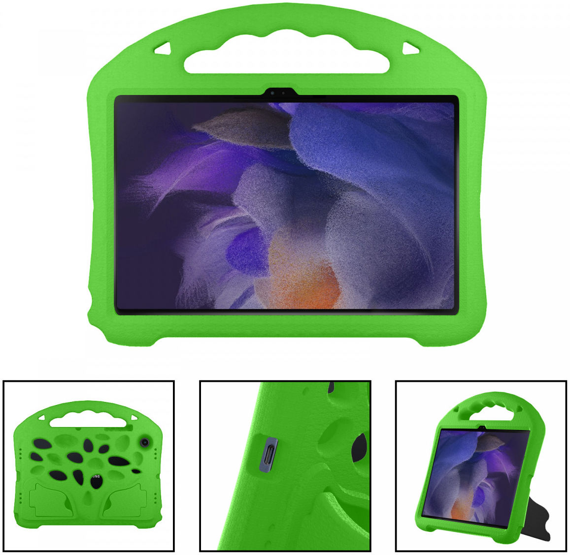 Samsung Galaxy Tab A8 Happy Tree Kinder Tablethoes Groen afbeelding 10