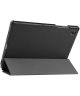 Samsung Galaxy Tab A8 2021 Hoes Tri-Fold Book Case Kunstleer Zwart