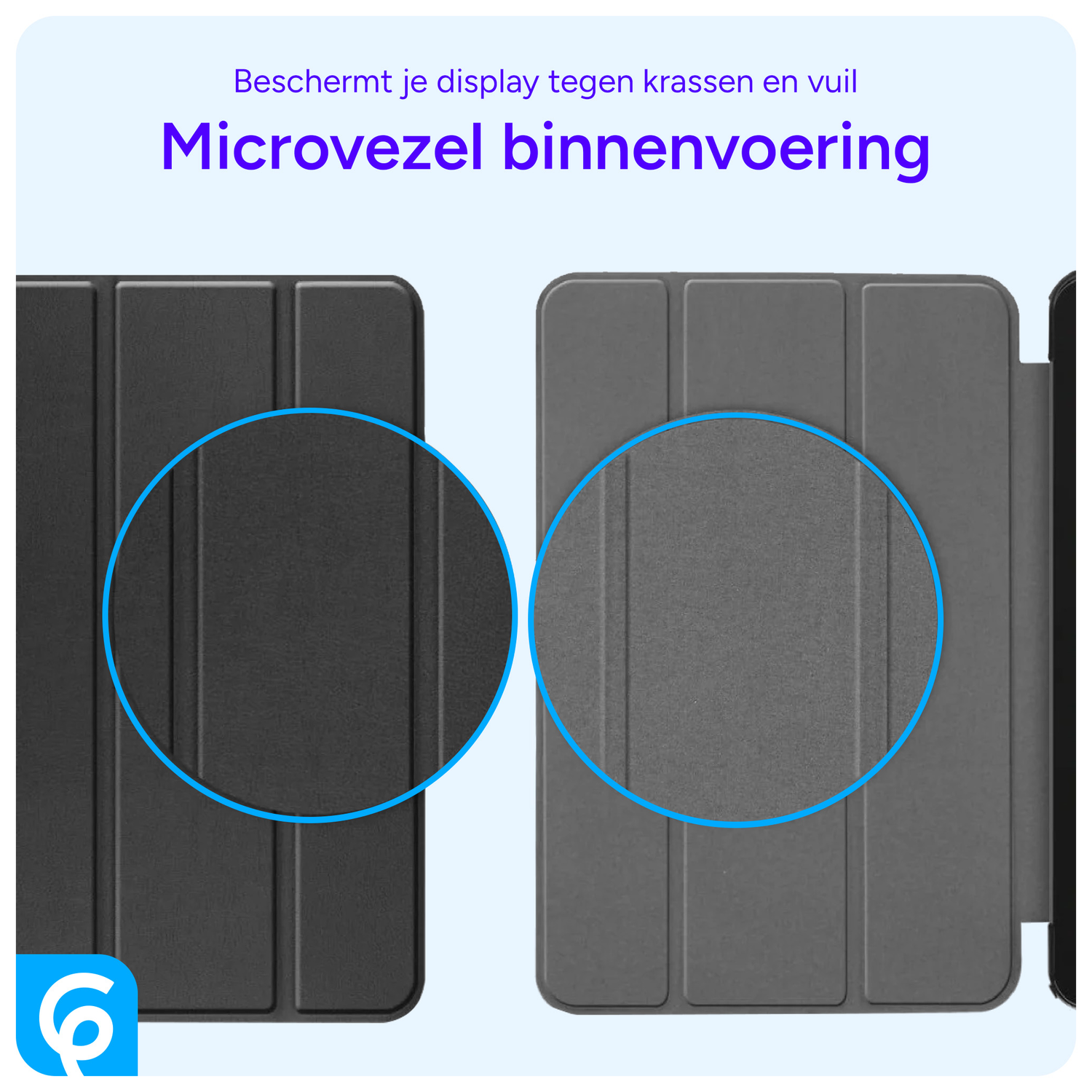 Samsung Galaxy Tab A8 Hoes Tri-Fold Book Case Zwart afbeelding 3