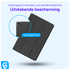 Samsung Galaxy Tab A8 Hoes Tri-Fold Book Case Zwart afbeelding 2