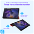Samsung Galaxy Tab A8 Hoes Tri-Fold Book Case Rood afbeelding 6