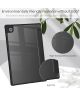 Samsung Galaxy Tab A8 Hoes Tri-Fold Book Case Kunstleer Zwart