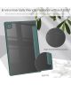 Samsung Galaxy Tab A8 Hoes Tri-Fold Book Case Kunstleer Groen