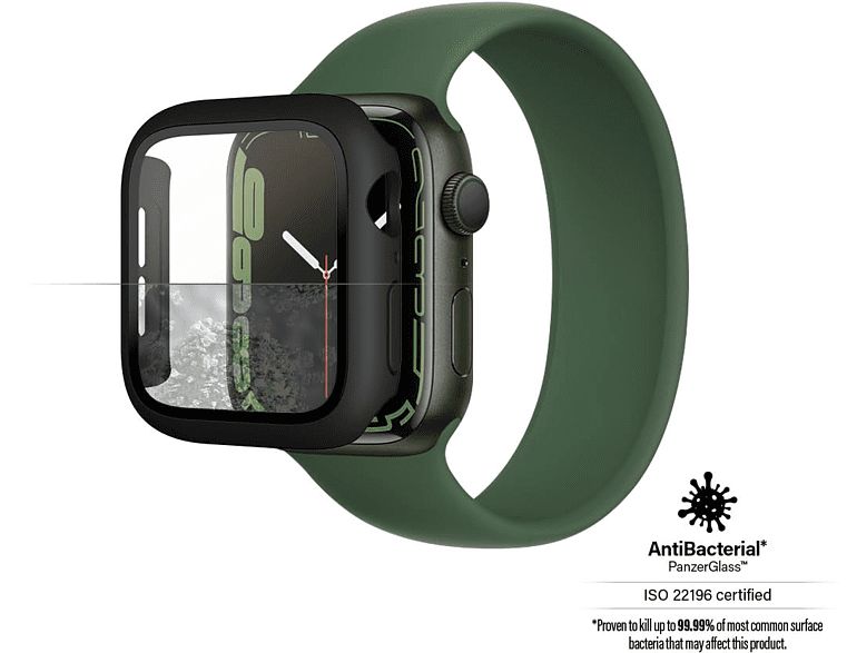 PanzerGlass Full Body Apple Watch Series 7 / 8 / 9 41MM Hoesje Zwart afbeelding 4