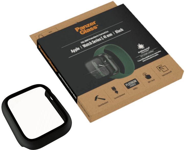 PanzerGlass Full Body Apple Watch Series 7 / 8 / 9 41MM Hoesje Zwart afbeelding 7
