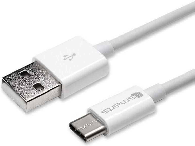 4Smarts USB-C kabel 1,25 meter Wit afbeelding 2