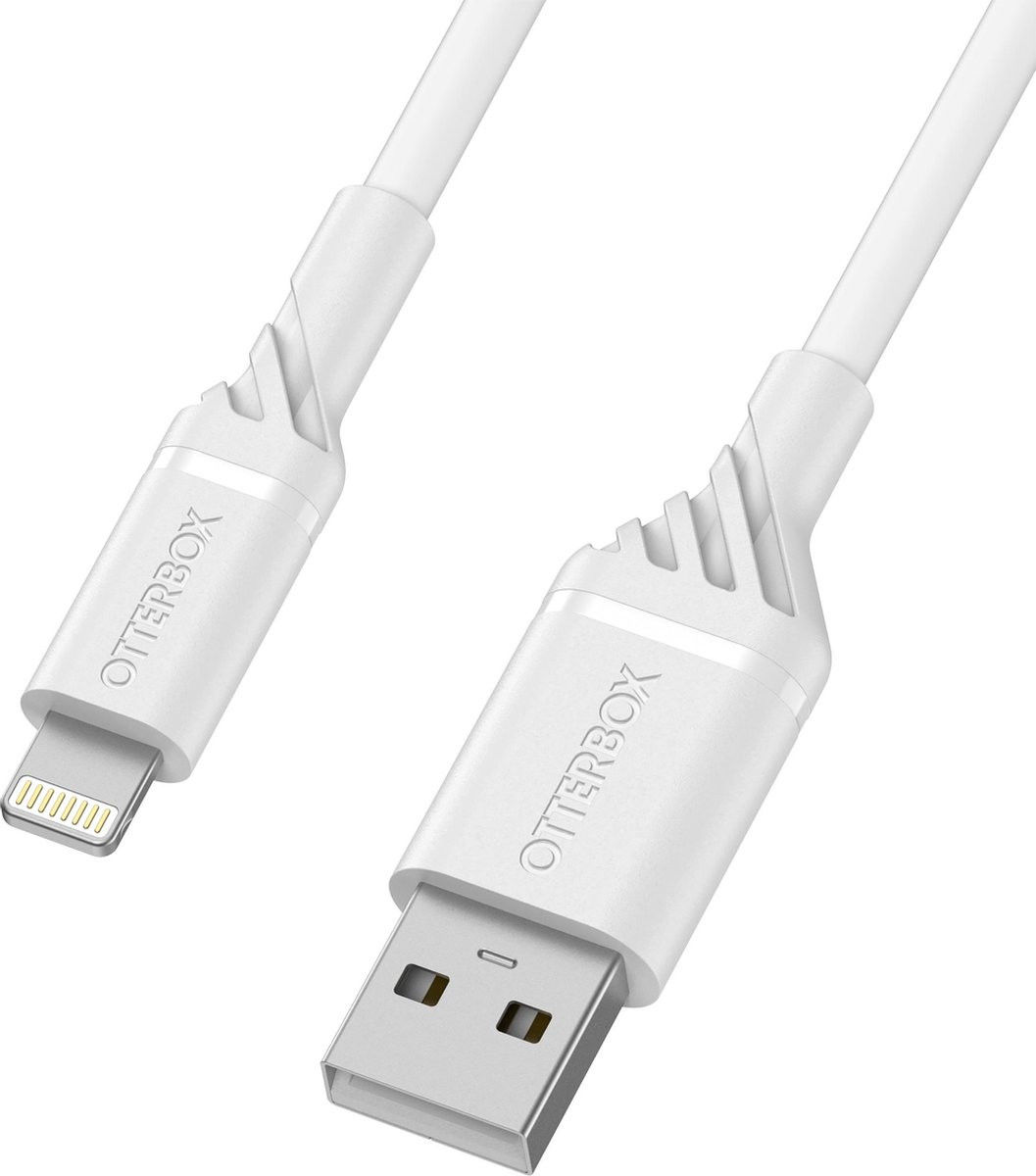 OtterBox 24W Autolader Fast Charge + USB-A naar Lightning Kabel 1M Wit afbeelding 4