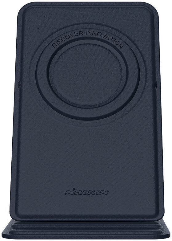 Nillkin SnapBase Magnetische MagSafe Stand Echt Leer Houder Zwart afbeelding 1