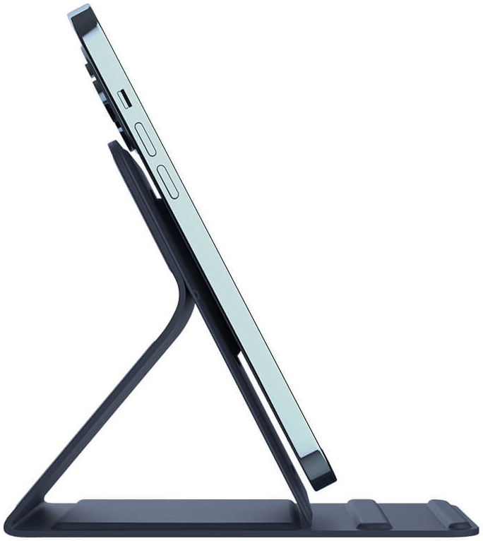 Nillkin SnapBase Magnetische MagSafe Stand Echt Leer Houder Zwart afbeelding 2