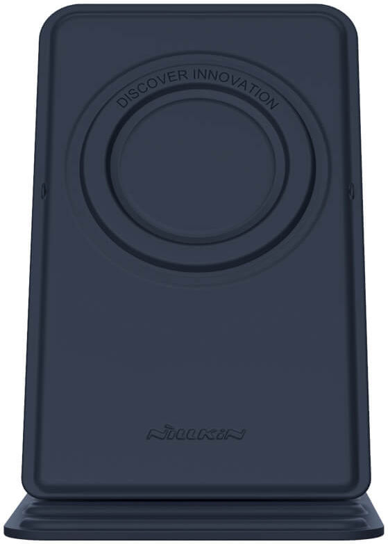 Nillkin SnapBase Magnetische MagSafe Stand Echt Leer Houder Blauw afbeelding 1