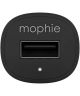 Mophie Telefoonhouder Auto / Draadloze Oplader met Adapter 10W Zwart