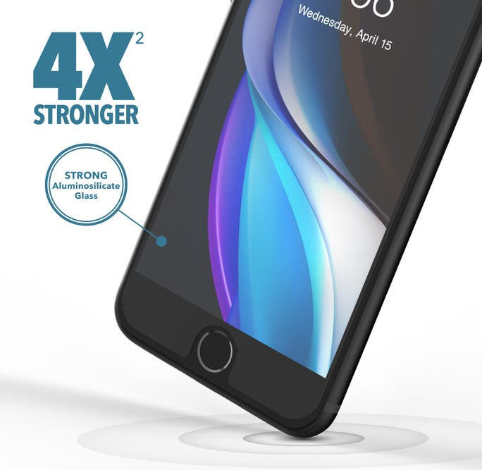 InvisibleShield Elite VisionGuard+ Apple iPhone 7 / 8 Screen Protector afbeelding 5
