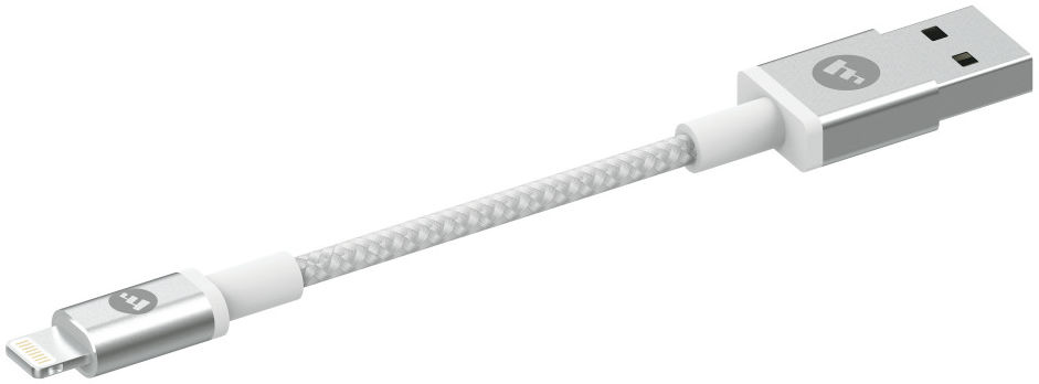 Mophie USB-A naar Lightning Kabel MFi 9CM Wit afbeelding 1
