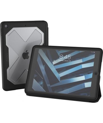 ZAGG Rugged Messenger Apple iPad 10.2 Hoes met Screen Protector Zwart Hoesjes