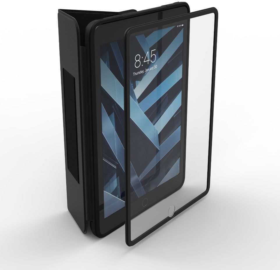 ZAGG Rugged Messenger Apple iPad 10.2 Hoes met Screen Protector Zwart afbeelding 2