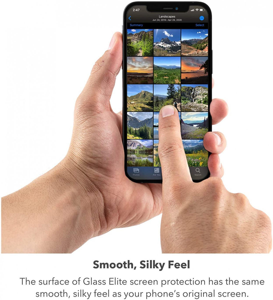 InvisibleShield Privacy Glass Apple iPhone 12 Pro Max Screen Protector afbeelding 9