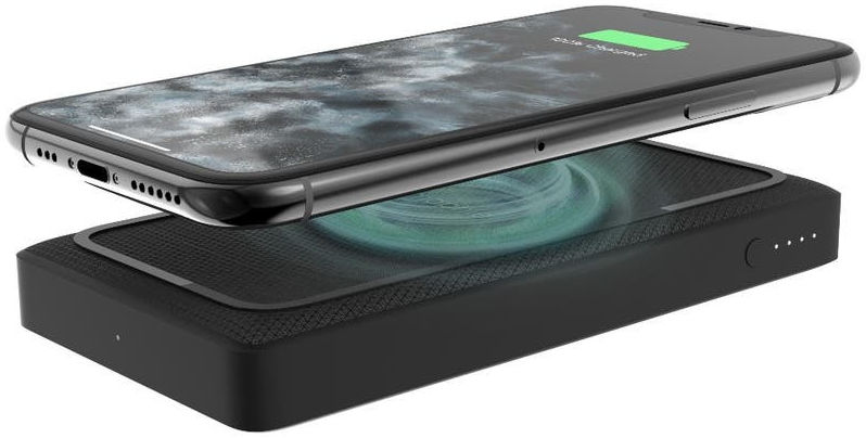 Mophie Wireless XL Powerbank Draadloos Opladen 10.000 mAh 18W PD Zwart afbeelding 1