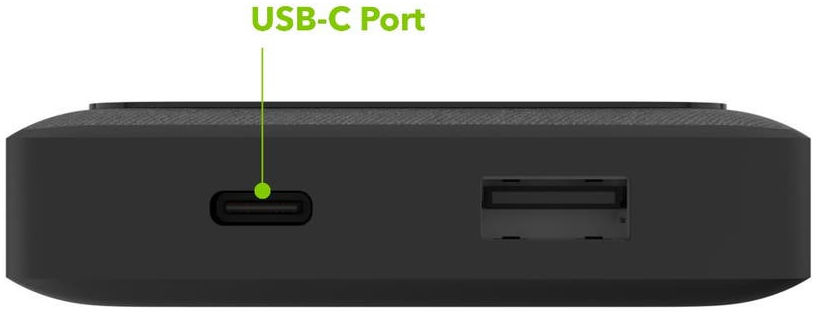 Mophie Wireless XL Powerbank Draadloos Opladen 10.000 mAh 18W PD Zwart afbeelding 6