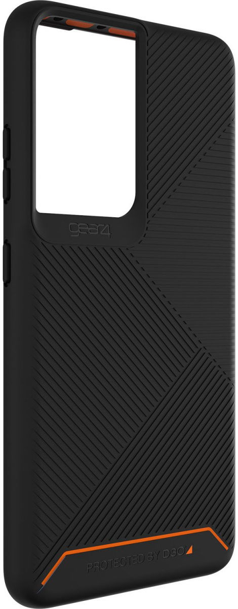 Gear4 Denali D3O Back Cover Samsung Galaxy S21 Ultra Hoesje Zwart afbeelding 2