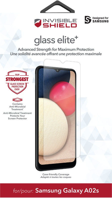 InvisibleShield Glass Elite+ Samsung Galaxy A02s Screen Protector afbeelding 1