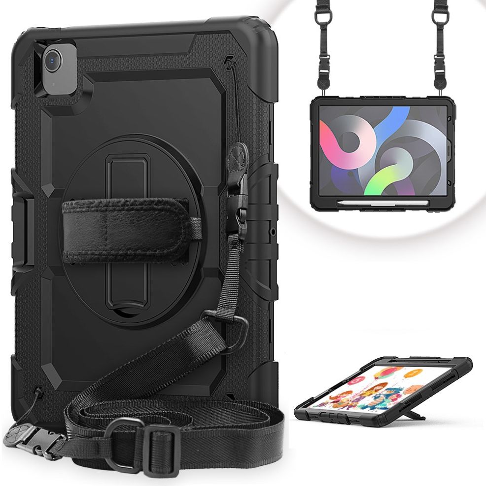iPad Air (2020/2022) / iPad Pro 11 (2018/2020) Hoes Full Protect Zwart afbeelding 9