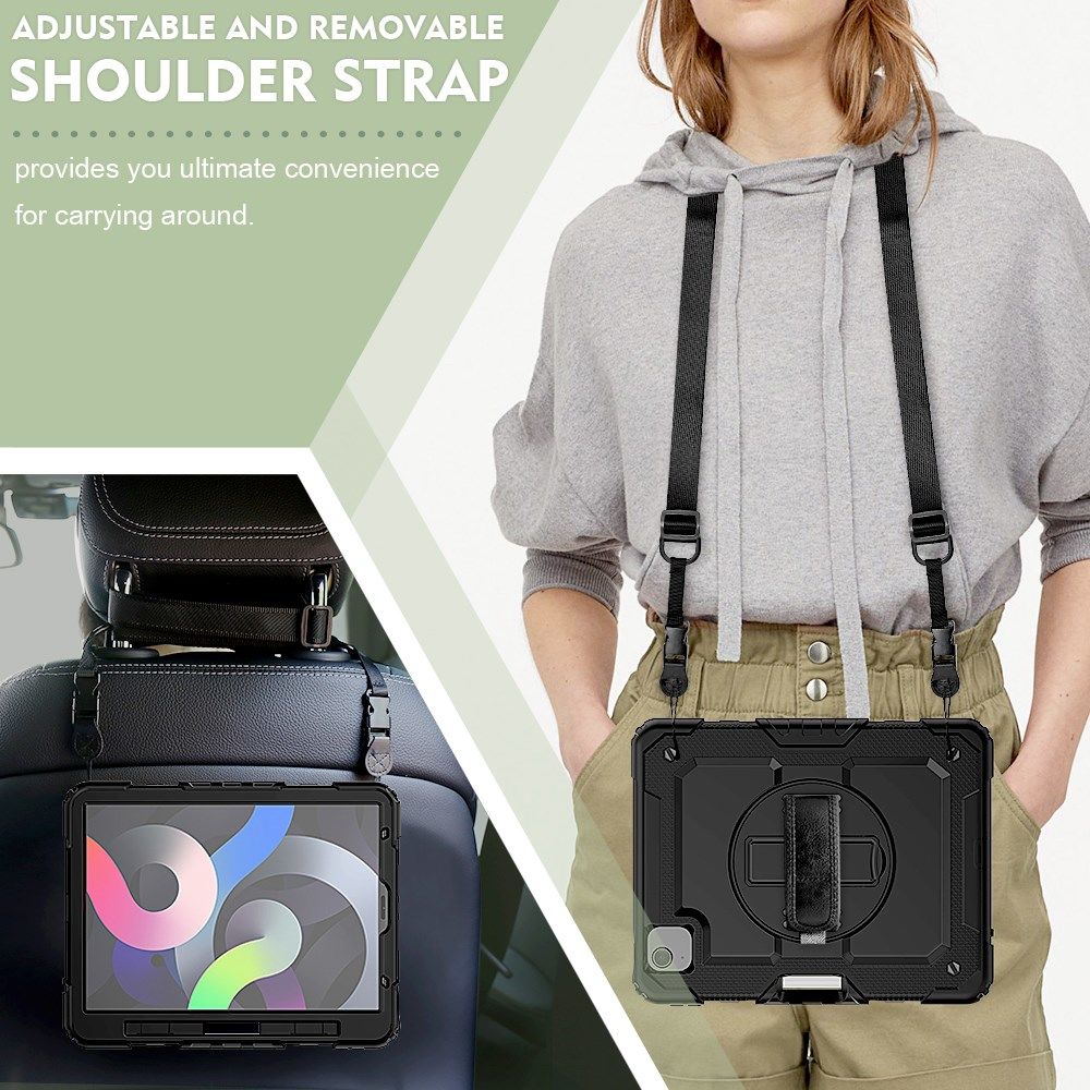 iPad Air (2020/2022) / iPad Pro 11 (2018/2020) Hoes Full Protect Zwart afbeelding 7