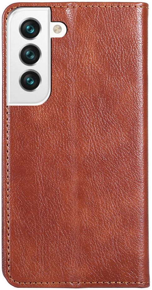 Samsung Galaxy S22 Hoesje Portemonnee Book Case Bruin afbeelding 3