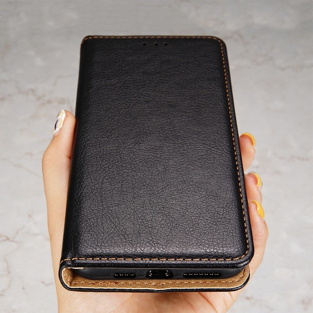 Samsung Galaxy S22 Ultra Hoesje met Pasjes Book Case Kunstleer Zwart afbeelding 6
