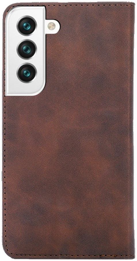 Samsung Galaxy S22 Plus Hoesje Book Case met Pasjes Kunstleer Bruin afbeelding 4