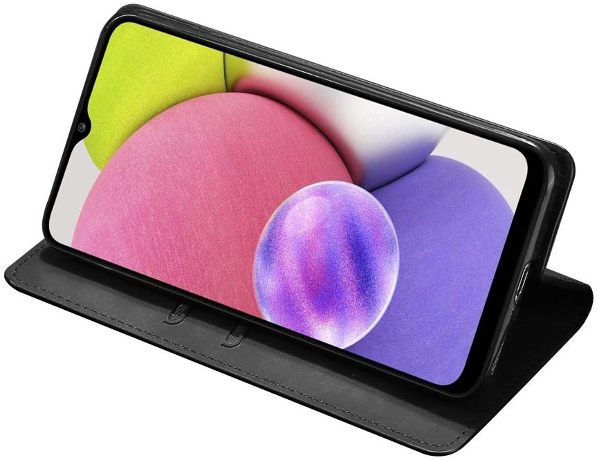 Samsung Galaxy S22 Plus Hoesje Book Case met Pasjes Kunstleer Zwart afbeelding 5