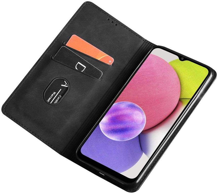 Samsung Galaxy S22 Plus Hoesje Book Case met Pasjes Kunstleer Zwart afbeelding 1