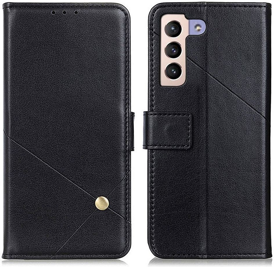 Samsung Galaxy S22 Plus Hoesje Kunstleer Book Case Portemonnee Zwart afbeelding 2