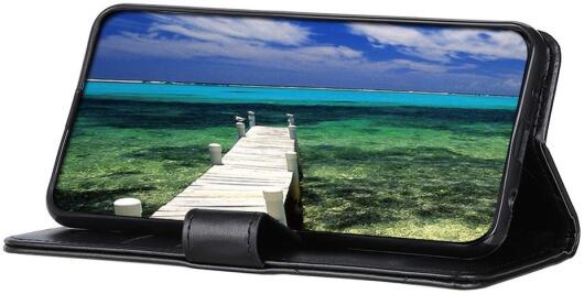 Samsung Galaxy S22 Plus Hoesje Kunstleer Book Case Portemonnee Zwart afbeelding 3
